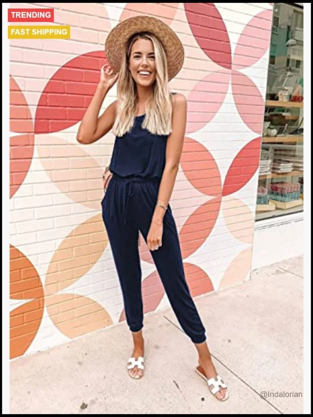 Two Piece Outfit Set Sleeveless Matching Lounge Wear Tracksuit